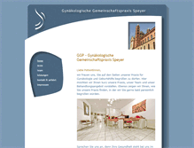 Tablet Screenshot of ggp-speyer.de